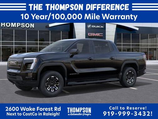 Onyx Black 2026 GMC Sierra EV Standard Range Elevation