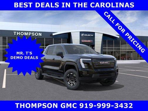 Onyx Black 2026 GMC Sierra EV Standard Range Elevation