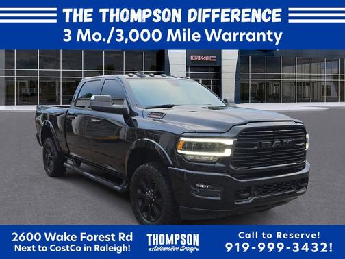 Diamond Black Crystal Pearlcoat 2020 RAM 3500 Laramie Crew Cab 4x4 6'4' Box