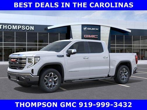 Glacier White Tricoat 2026 GMC Sierra 1500 SLT