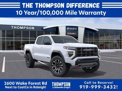 Summit White 2026 GMC Canyon AT4