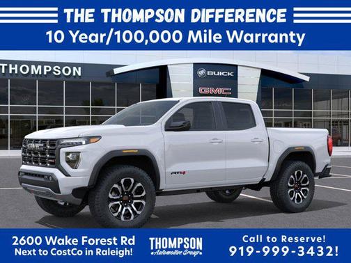 Summit White 2026 GMC Canyon AT4