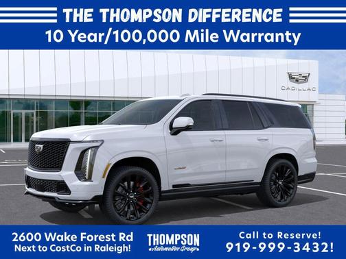 Vibrant White Tricoat 2026 Cadillac Escalade V-Series