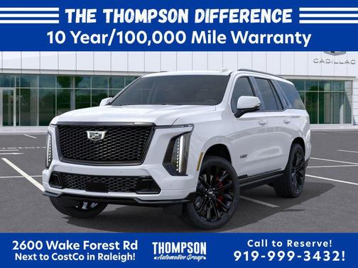 Vibrant White Tricoat 2026 Cadillac Escalade V-Series