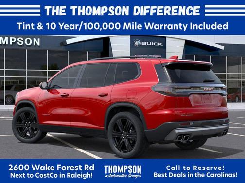 Volcanic Red Tintcoat 2025 GMC Acadia FWD Elevation