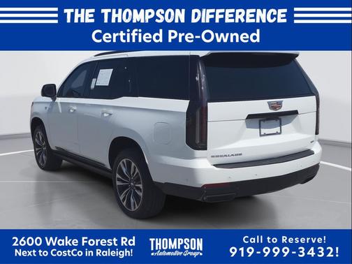Crystal White Tricoat 2025 Cadillac Escalade Sport Platinum