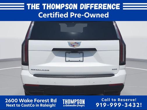 Crystal White Tricoat 2025 Cadillac Escalade Sport Platinum