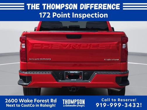 Red Hot 2025 Chevrolet Silverado 1500 Custom