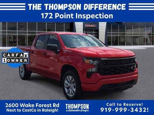 Red Hot 2025 Chevrolet Silverado 1500 Custom
