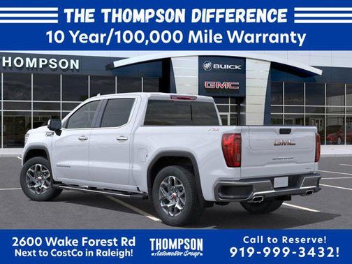 Glacier White Tricoat 2026 GMC Sierra 1500 SLT