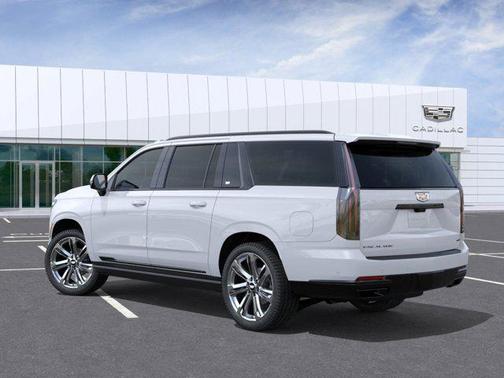 Vibrant White Tricoat 2026 Cadillac Escalade ESV Sport Platinum