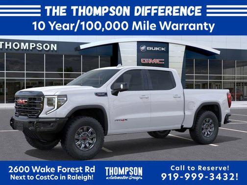 Summit White 2026 GMC Sierra 1500 AT4X