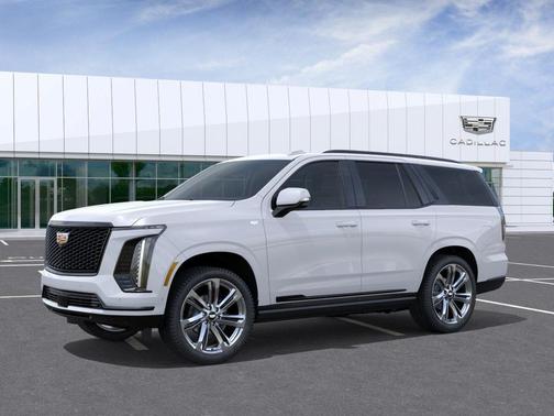Vibrant White Tricoat 2026 Cadillac Escalade Sport Platinum