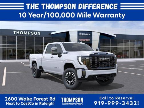 Glacier White Tricoat 2026 GMC Sierra 2500 Denali Ultimate