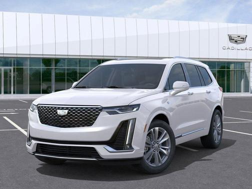 Crystal White Tricoat 2025 Cadillac XT6 Premium Luxury AWD
