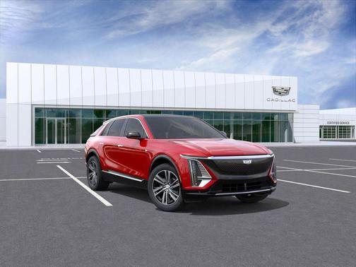 Radiant Red Tintcoat 2025 Cadillac LYRIQ Luxury