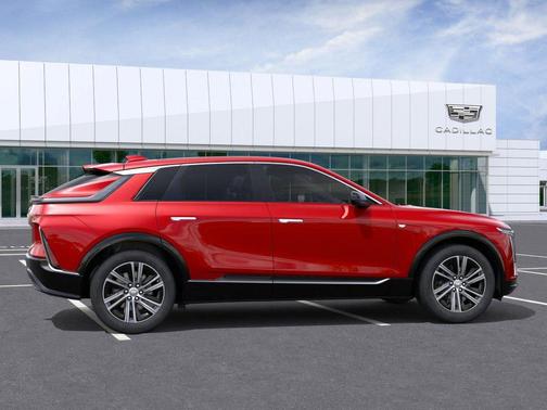 Radiant Red Tintcoat 2025 Cadillac LYRIQ Luxury
