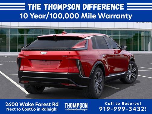 Radiant Red Tintcoat 2025 Cadillac LYRIQ Luxury