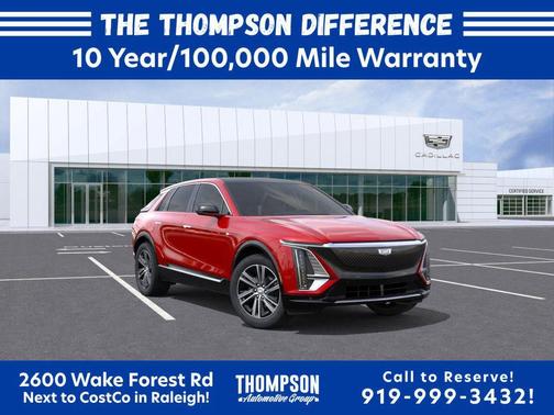 Radiant Red Tintcoat 2025 Cadillac LYRIQ Luxury