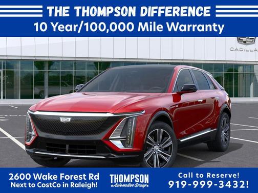Radiant Red Tintcoat 2025 Cadillac LYRIQ Luxury