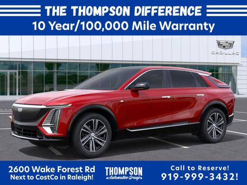 Radiant Red Tintcoat 2025 Cadillac LYRIQ Luxury