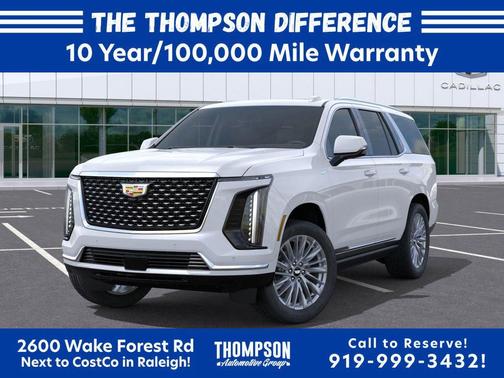 Vibrant White Tricoat 2026 Cadillac Escalade Luxury