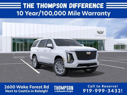 Vibrant White Tricoat 2026 Cadillac Escalade Luxury