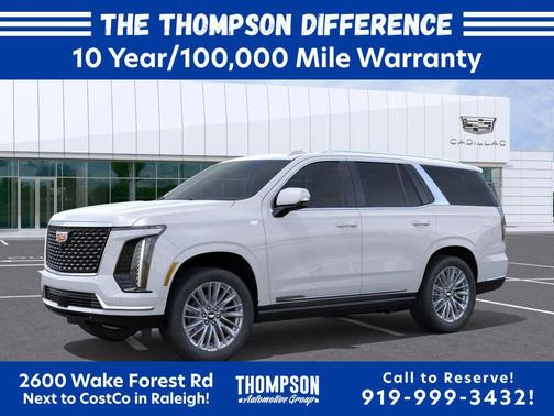 Vibrant White Tricoat 2026 Cadillac Escalade Luxury
