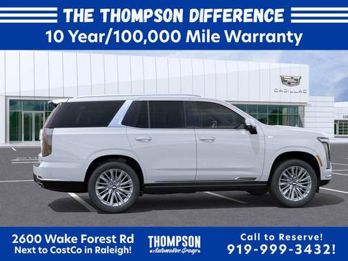 Vibrant White Tricoat 2026 Cadillac Escalade Luxury