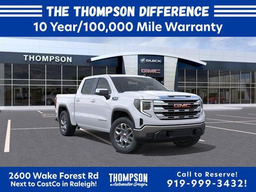 Summit White 2026 GMC Sierra 1500 SLE