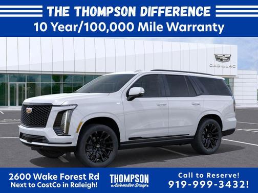 Vibrant White Tricoat 2026 Cadillac Escalade Sport