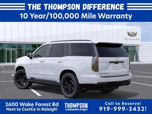Vibrant White Tricoat 2026 Cadillac Escalade Sport