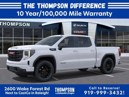 Summit White 2026 GMC Sierra 1500 Elevation