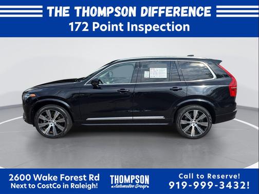 Onyx Black Metallic 2024 Volvo XC90 B5 Plus Bright Theme