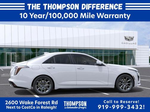 Summit White 2025 Cadillac CT4 Sport RWD