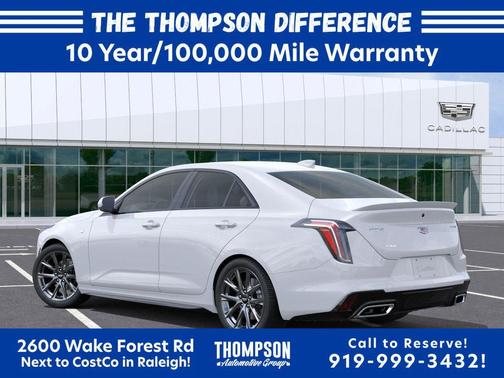 Summit White 2025 Cadillac CT4 Sport RWD