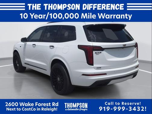 Crystal White Tricoat 2025 Cadillac XT6 Premium Luxury AWD