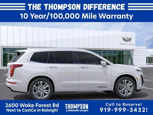 Crystal White Tricoat 2025 Cadillac XT6 Premium Luxury AWD