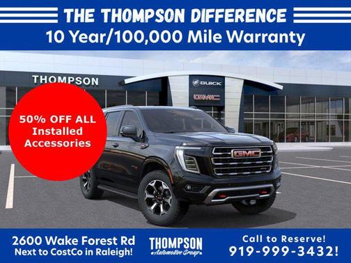 Onyx Black 2026 GMC Yukon 4WD AT4