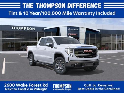 Summit White 2026 GMC Sierra 1500 SLT