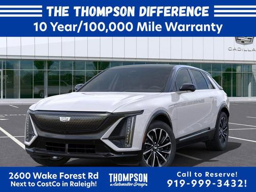 Crystal White Tricoat 2025 Cadillac LYRIQ Sport