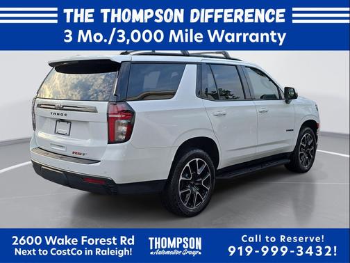 Summit White 2022 Chevrolet Tahoe 4WD RST
