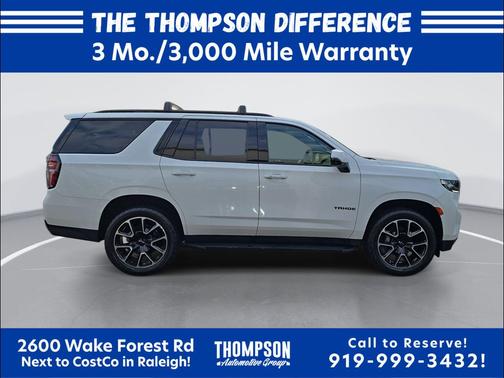 Summit White 2022 Chevrolet Tahoe 4WD RST
