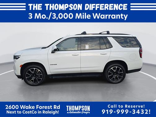 Summit White 2022 Chevrolet Tahoe 4WD RST