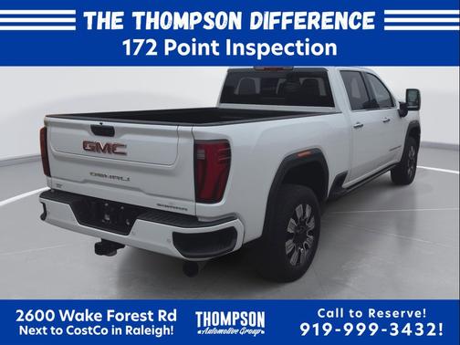 White Frost Tricoat 2024 GMC Sierra 2500 Denali