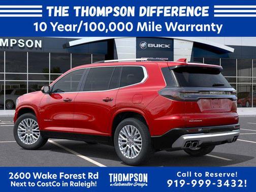 Volcanic Red Tintcoat 2026 GMC Acadia Denali