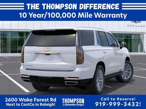 Vibrant White Tricoat 2026 Cadillac Escalade Luxury