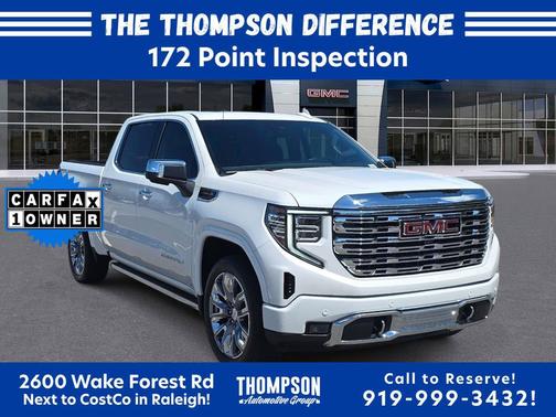 White Frost Tricoat 2025 GMC Sierra 1500 Denali