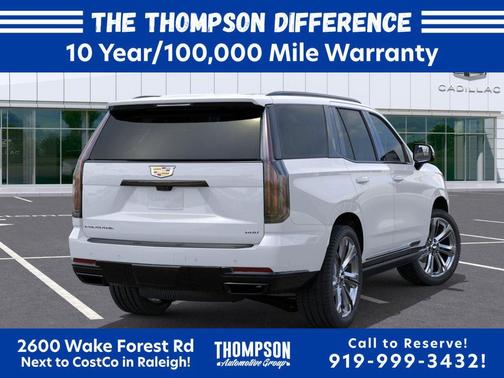 Vibrant White Tricoat 2026 Cadillac Escalade Sport Platinum