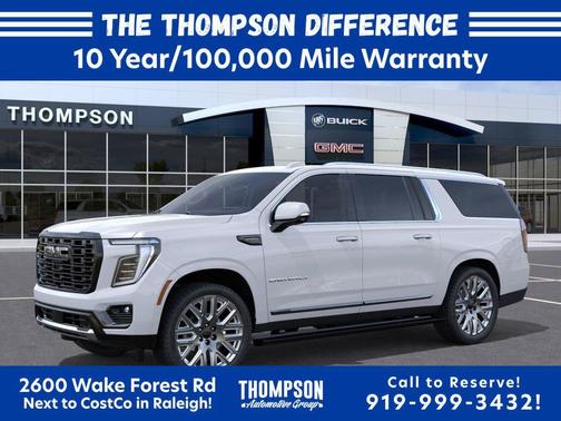 Glacier White Tricoat 2026 GMC Yukon XL Denali Ultimate